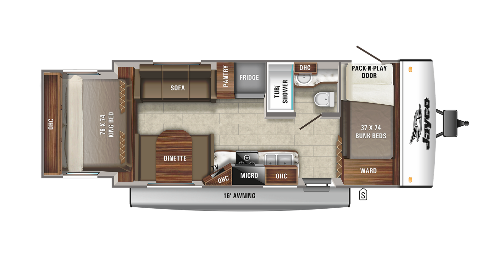 Blue Jay Getaway floorplan