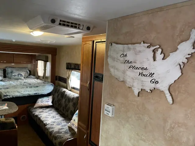 Explore the Berkshires with RV Rental trailer Blue Jay Getaway located at Kindlewood Camping in the Berkshires of Western Massachusetts